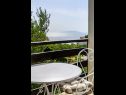 Ferienwohnungen Goge - 90 m from the beach: A1(4), SA2(2) Gradac - Riviera Makarska  - Ferienwohnung - A1(4): Aussicht vom Balkon