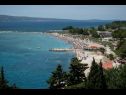 Ferienwohnungen Ozren - amazing sea view: A1(7+1), A2(4+1) Omis - Riviera Omis  - Aussicht