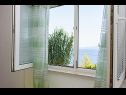 Ferienwohnungen Stipica - 100 m from beach: A1(3+2), A3(2+2), SA4(2), A5(2+2) Ruskamen - Riviera Omis  - Ferienwohnung - A5(2+2): Aussicht vom Fenster