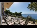 Ferienwohnungen Đuro - panoramic sea view: A3(3+1), A5(5) Stanici - Riviera Omis  - Ferienwohnung - A5(5): 