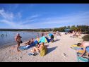 Ferienwohnungen Boris - 150 m from beach: A7(2+1), A6(2+1), A4(2+2), A8(3+1), A5(4+1) Novalja - Insel Pag  - Strand