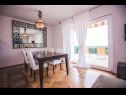  Irena - with private pool: A1(4) Banjol - Insel Rab  - Ferienwohnung - A1(4): Speisezimmer