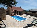 Ferienhaus Tihomir - with pool : H(6+2) Drnis - Riviera Sibenik  - Kroatien - Haus