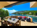 Ferienhaus Silva - with pool and great view: H(9) Bucht Stivasnica (Razanj) - Riviera Sibenik  - Kroatien - H(9): Terasse