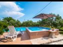 Ferienhaus Mare - open pool and pool for children: H(6+4) Kastel Novi - Riviera Split  - Kroatien - Haus