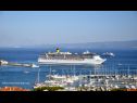 Ferienwohnungen Mili - with sea view: A1-ST2 (2+1) Split - Riviera Split  - Aussicht vom Balkon