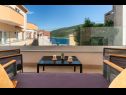 Ferienwohnungen Lux 1 - heated pool: A1(4), A4(4) Marina - Riviera Trogir  - Terasse
