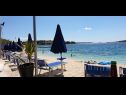 Ferienwohnungen Ante - 50 M from the sea : A1(5), A2(8+2) Seget Vranjica - Riviera Trogir  - Strand