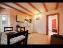 Ferienwohnungen und Zimmer Jare - in old town R1 zelena(2), A2 gornji (2+2) Trogir - Riviera Trogir  - Ferienwohnung - A2 gornji (2+2): Speisezimmer