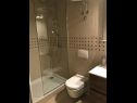 Ferienwohnungen Stjepan - free parking SA1(2), SA2(2), SA3(2), SA4(2) Trogir - Riviera Trogir  - Studio-Ferienwohnung - SA3(2): Badezimmer mit Toilette