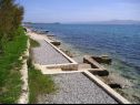 Ferienwohnungen Fuzi - 50 m from sea: A1(2+1), SA4(2) Bibinje - Riviera Zadar  - Strand