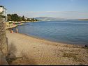 Ferienwohnungen Dubravko - 5 m from beach : A1 Bepina (2+2), A2 Keko(2+2) Maslenica - Riviera Zadar  - Strand