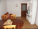 Ferienwohnungen Pupa - nice family apartments: A1 Dora(4+1), A2 Mihael(4+1), A3 Tea(2+1) Petrcane - Riviera Zadar  - Ferienwohnung - A3 Tea(2+1): Speisezimmer