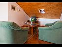 Ferienwohnungen Pupa - nice family apartments: A1 Dora(4+1), A2 Mihael(4+1), A3 Tea(2+1) Petrcane - Riviera Zadar  - Ferienwohnung - A1 Dora(4+1): Tagesaufenthaltsraum