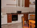 Ferienwohnungen Pupa - nice family apartments: A1 Dora(4+1), A2 Mihael(4+1), A3 Tea(2+1) Petrcane - Riviera Zadar  - Ferienwohnung - A2 Mihael(4+1): Küche