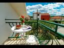 Ferienhaus Katy - free private parking and garden: H(7+1) Posedarje - Riviera Zadar  - Kroatien - H(7+1): Aussicht vom Balkon